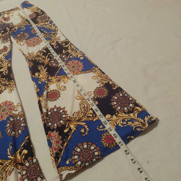 Rainbow flare / palazzo pants NWOT - Picture 5 of 7